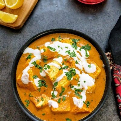 Shahi Paneer photographed for The Holy Grail
